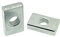 25pcs M6×12×20×4mm Tuercas Cuadradas Tuercas Rectangulares Acero Carbono Galvanizado