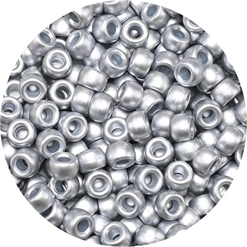 Eppingwin Beads and Bead assortments (1000 Pony Beads-Silver Solid)…