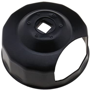 Strumento chiave filtro olio compatibile con filtri H-Arley originali Spin-On con chiave filtro olio a 14 punti, colore nero