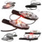Web Truck 2 x LED Umrissleuchte Begrenzungsleuchte Positionsleuchte Hängend 12-24V, 3 Farben: weiß, rot, orange für LKW PKW Anhänger, Trailer, Wohnwagen usw.