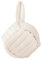Furn Knot Velvet Door Stop – Soft Plush Weighted Decorative Doorstop, Modern Home Decor (Natural)
