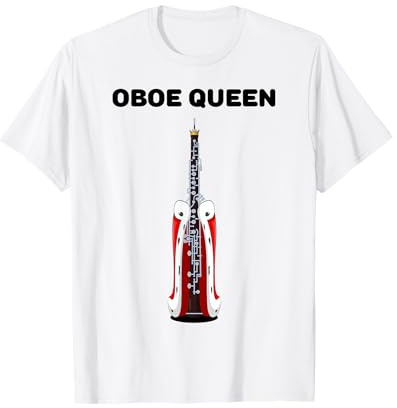Oboe Queen Girls Oboe Tshirt Oboista Oboe Player Womens Oboe Oboe Maglietta
