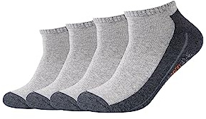 Camano Unisex Sportsneakersocken pro tex 4er Pack 39/42 grey melange