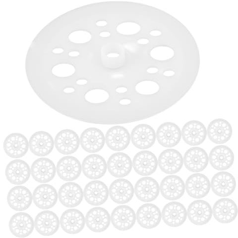 BESTonZON Runde Kunststoff Unterlegscheiben Für Schaumstoffplatten 100 Stück Isolierende Dämmplatten Leicht Tragbar Für Innen Und Außenbereich