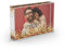 PICANOVA Schüttelrahmen Personalisierte mit Foto für Valentinstag, Paare, Freunde - Acryl-Fotoblock mit Schneekugel Effekt für Foto 15x10 cm - Personalisierte Geschenke - Rose Gold
