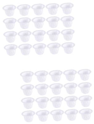 TOPBATHY 120stücke Weiße Papier-cupcake-hülsen Form Von Strohhüten Dekorative Ölbeständige Muffin- Für Hochzeiten Geburtstagsfeiern Und Besondere Anlässe