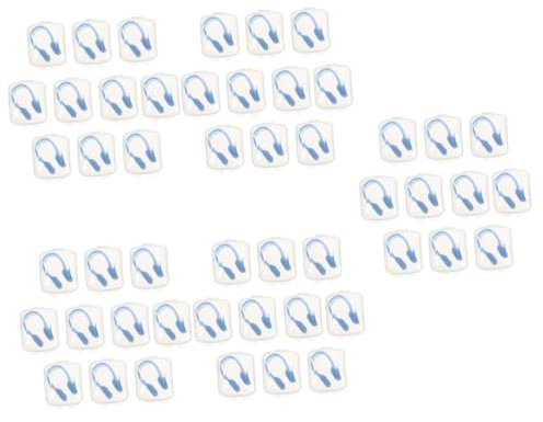 Yardwe 50 Pz Fermaglio per Il Naso Clip per Naso riutilizzabili Clip per Naso da Nuoto in Silicone molletta Naso Piscina Accessori per Piscine Clip per Naso da Nuoto in Piscina Morbido PC