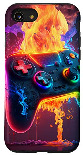Hülle für iPhone SE (2020) / 7 / 8 Gamer Ästhetische Grafik Gaming Videospiele Jungen Teenager Kinder