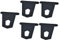BELLIFFY 5St Kleiderhaken für Wohnmobile Wohnmobil-Aufhängerhaken Kleiderbügelhaken Autohaken Wohnwagen zubehör Accessoires für Wohnwagen Markisenaufhänger Camper Markise Haken Gummi Black