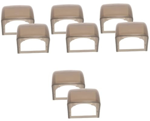 Sosoport 8 Stk Wasserdichte Boxabdeckung Schutzhülle Steckdosenabdeckung Hausbedarf Abdeckung Für Gartensteckdosen Kunststoffabdeckung Wandsteckdose Schutzabdeckung Steckdosenschutz Black