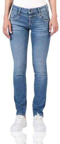 M.O.D Damen High Waist Jeans REA – Regular Fit Hose, High Regular Fit Damenjeans, Denim Spy Blue, Bequem & Modisch