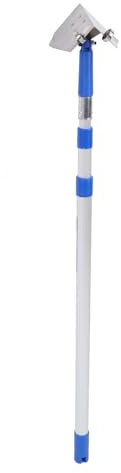 Eckenkelle Wandspachtel 360 Grad drehbar ergonomischer Griff Aluminiumlegierung Teleskopstange 2m für Gipskarton