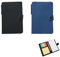 CALLYSONIC 2 Stück Kraftpapier Notizbuch mit Haftnotizen, Klebezettel Set mit Stift，Bunte Sticky Notes, Post it Notizblock für Schule, Büro, Reisen, Notizen, Schwarz und Blau