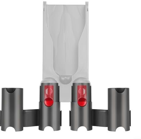 Zeroupshop Soporte de pared para aspiradora inalámbrica Dyson V15, V12, V11, V10, V8, organizador de estación de acoplamiento para ahorrar espacio, color gris