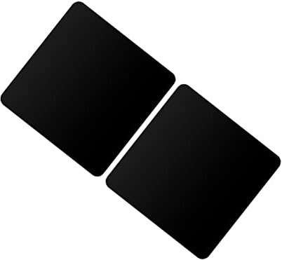 NUOBESTY 2 Pièces Tableau de Photographie Noir Réfléchissant Fond de Display pour Objets Outil de Photo de Bureau