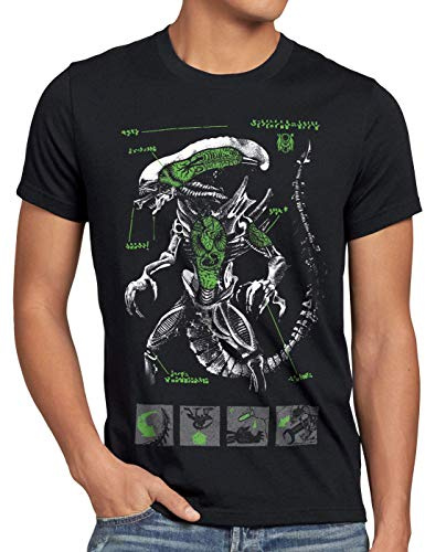 style3 Xenomorph Alien Herren T-Shirt Ripley Kino Prometheus Nostromo