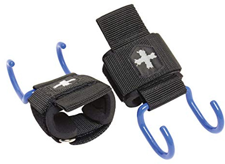 Harbinger Lifting Hooks, Black/Blue
