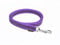 Mystique® Gummierte Leine 20mm mit Handschlaufe Standard Karabiner lila 3m