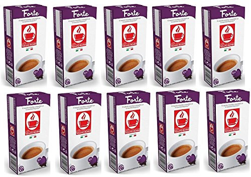 Forte Kaffeekapseln- 200 Stück (20 Pack à 10 Kapseln) Kompatible Kaffeekapseln von Caffè Bonini Italien. Kompatibel für Nespresso Maschinen*
