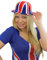 I LOVE FANCY DRESS Union Jack Bowler Hüte aus Kunststoff – Party, britisches Kostüm, Herren und Damen, 1 Stück, Ve Day Commonwealth