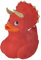 Wild Republic Rubber Duck, Patos de Goma, Triceratops, Regalos Para Bebé, Juguetes Para la Bañera, Regalo Perfecto Para Niños y Adultos, 10 Cm