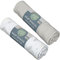 BabyCalin - 2er Set Spannbettlaken Wolke/Grau 70x140x17cm