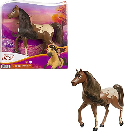 Spirit -Cavallo da Mandria con Testa Mobile e Lunga Criniera, Giocattolo per Bambini 3+ Anni, GXF00