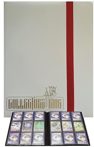 Collectors King Raccoglitore Carte Pokemon - Album Compatibile per 360 Card di One Piece Gx Ex Trainer Go, Yugioh, Mtg Magic - 9 Tasche x Pagina da 9.5x7cm