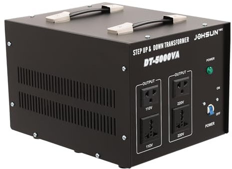 Transformateur de tension 5000 W 110 V vers 220 V vers 110 V Step Up et Down Transformer pour usage domestique et industriel