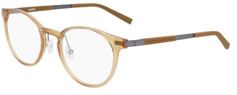 Flexon EP8006 231 Camel Eyewear Unisex Ultem, Round, 50