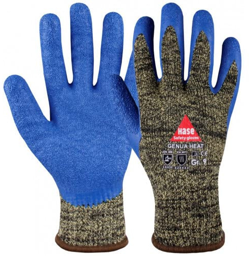 Hase GENUA HEAT, Montagehandschuh schnittfest Level F Gr. 7-11, Kat. II, EN 388, EN 407, 10 5 Paar