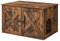 Feandrea Katzenhaus, Katzenklo-Schrank mit herausnehmbarer Trennwand, Tisch, 80 x 53 x 50 cm, vintagebraun PCL002X01