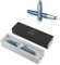 PARKER IM Premium Fountain Pen with Engraving, Premium Pen, Gift Box, Blue Ink, Personalised Gift, Name, Engraved, Fountain Pen, Birthday (Blue Grey C.C.)