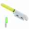 LINGUANG Reusable Fishing Rod/Pole Light Tip Led Electric Operated，Fising Glow Stick for Rod Tips with Battery in Night(5pcs green tip light)