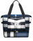 NWLR Faltbare Reisetasche mit Schuhfach, große Kapazität, faltbare Wochenendtasche, Übernachtungstasche, B-Blau, Large, Faltbar