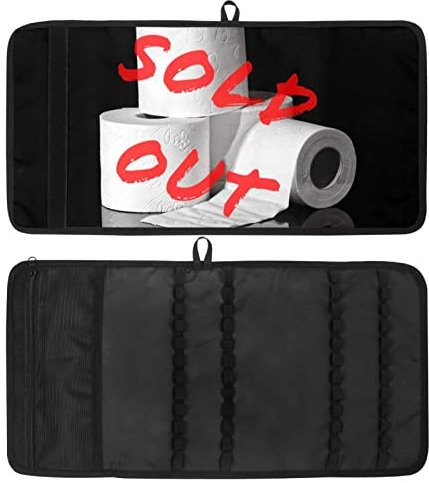 Rouleau de papier toilette de voyage pour artiste, trousse à crayons, papier toilette