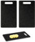Chopping Board Set Black Branite Look,2 Piece Chopping Board Sets for Kitchen Non Slip Chopping Boards for Kitchen Double Sided Granite Look Non-Slip Plastic Cutting Board Set Dishwasher Safe