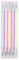 JAWSEU Bastelmesser, 5 Stück Doppelverwendung Papierschneider Stift, Schnell Trocknender Klebestift Scrapbook, DIY Malpapier Papier Diary Zeichnung Student Utility Messer Stift