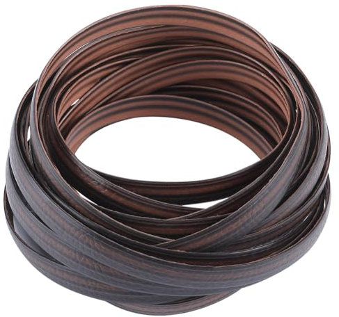 GORGECRAFT 32m Rouleau D'Osier en Rotin en Plastique Marron Gaufrage Synthétique Tissage Bande de Rotin en Osier Matériel de Réparation Fournitures pour Réparation de Meubles en Osier Remplacement