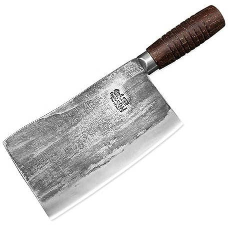 Cuchilla de carne forjada a mano Cuchilla de hueso doméstica