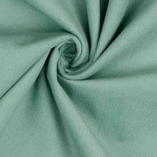 Cordstoff Feincord Babycord 21W | 100% Baumwolle | Ökotex | by Poppy | ab 50 cm | Meterware (mint)