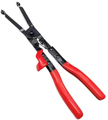 Baoblaze Exhaust Pipe Clamp Plier Exhaust Clamp Tool Carbon Steel Heavy Duty Professional Long Jaw Removal Tool Versatile C Type Clamp