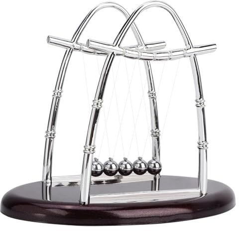 Pendulum Balls, Clacker Balls Knocker Balls Physics Educational Balance Balls Balance Ball For Home/Office Desk Decoration (S)