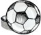 BFB 18 cm Assiettes à dessert Football Lot de 50 Assiettes en papier jetables Vaisselle de fête