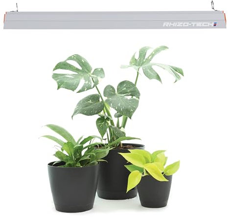Rhizo-Tech LED Propagation Grow Lights 2ft 10w & 20w – Full Spectrum Grow Lamp for Indoor Young Plants, Cuttings, and Starters – Energy-Efficient, Low-Heat, Daisy Chain Compatible (Rhizo-Tech 2FT 10W)