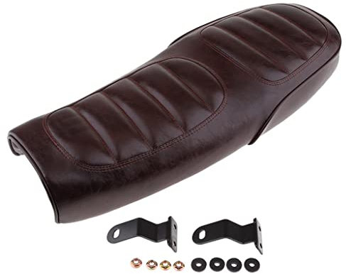 BaotyJie 63 cm Motorradsitz aus Kunstleder mit Montagezubehör