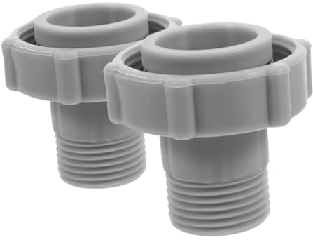 FUNOMOCYA 2 Stück PVC Vakuumrohrverbinder für Poolschlauch Einfacher Einbau Vielseitiger Schwimmbadschlauchadapter für 1,5 Zoll Poolablaufrohr