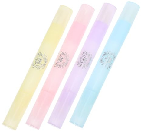 VILLFUL 4pcs Nail Polish Remover Pens Professional Nail Art Corrector for Precise Edge Cleaning Manicure Tool with Purple Pink Yellow Blue for Daily Care