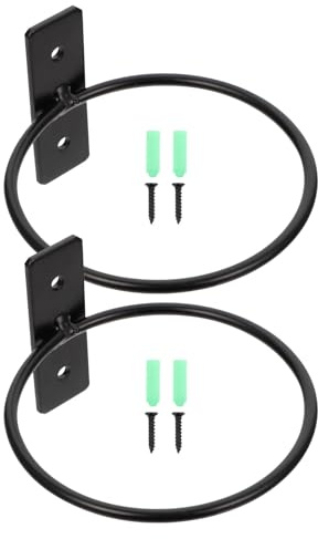 BAZEITFLOW 2 Stück Teiliges Wand pflanzenhalter aus Stabilem Eisen Metall blumentopfhalter für Drinnen und Draußen Platzsparender Universeller Blumenständer zur Wandmontage für Balkon und