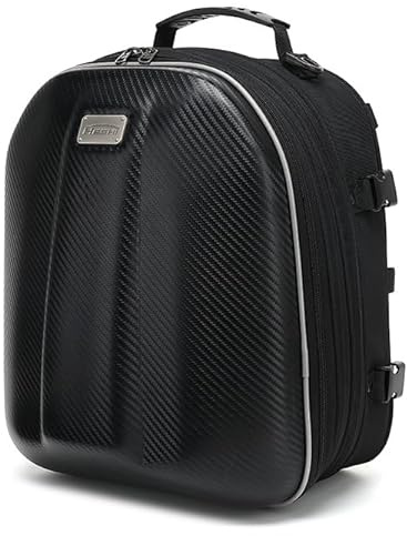JKGBUK Hecktasche Motorrad für Harley Davidson Softail Fat Boy 1990-2024, wasserdichte Motorrad Hecktasche große Kapazität Erweiterbare Satteltasche Gepäckträgertasche,Eva